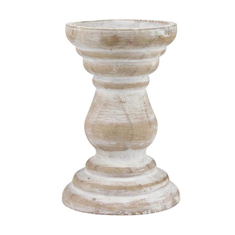 STONEBRIAR WOOD CANDLE HOLDER