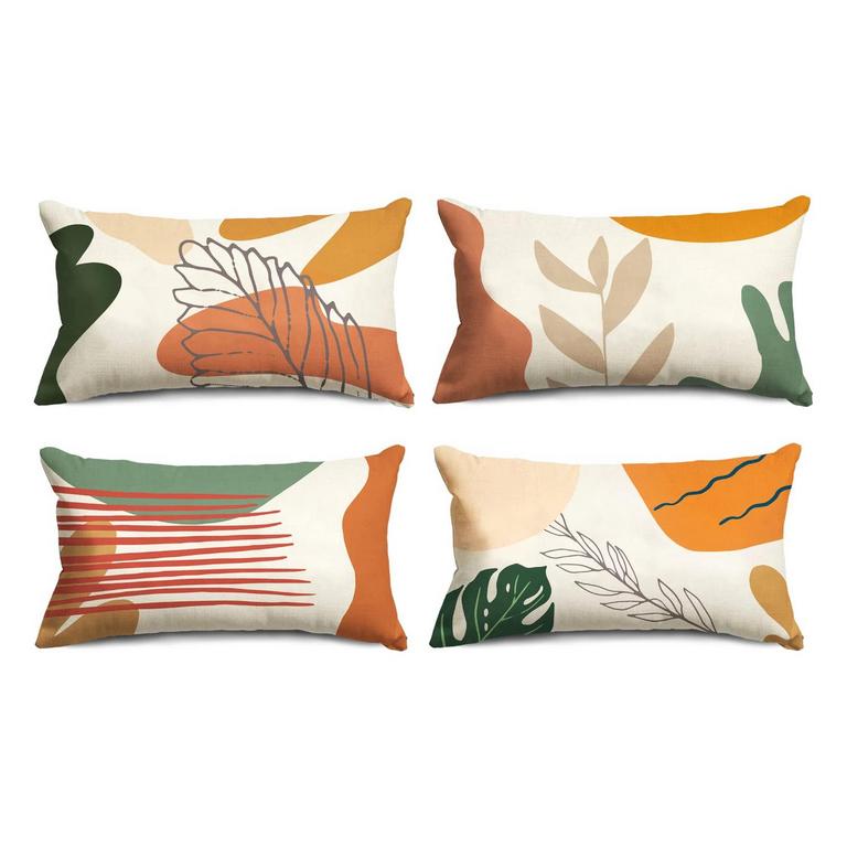 4 MOLILI BOHO PILLOW COVERS 12"X20"