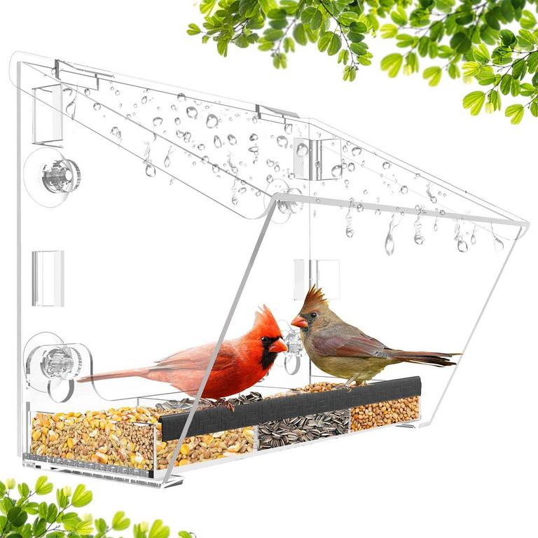 ERMETE WINDOW BIRD FEEDER
