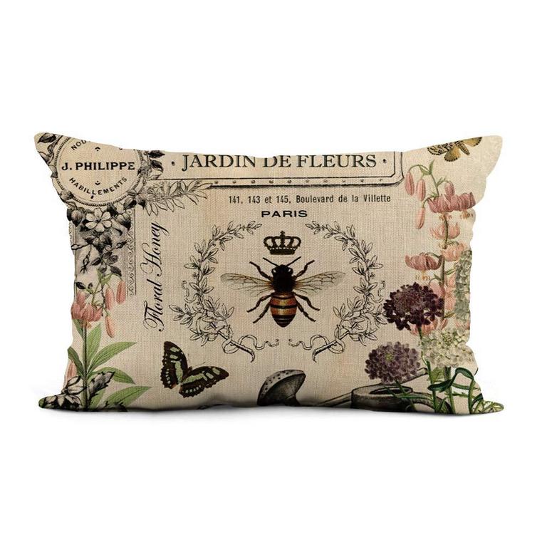 HODKHNO BEE PILLOW COVER 12"X20"