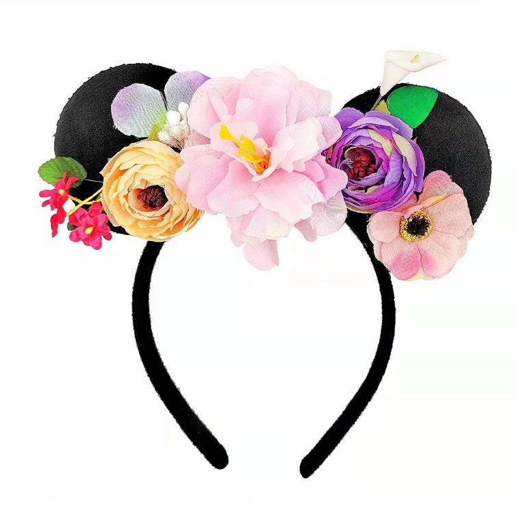 FLORAL MOUSE EARS HEADBAND