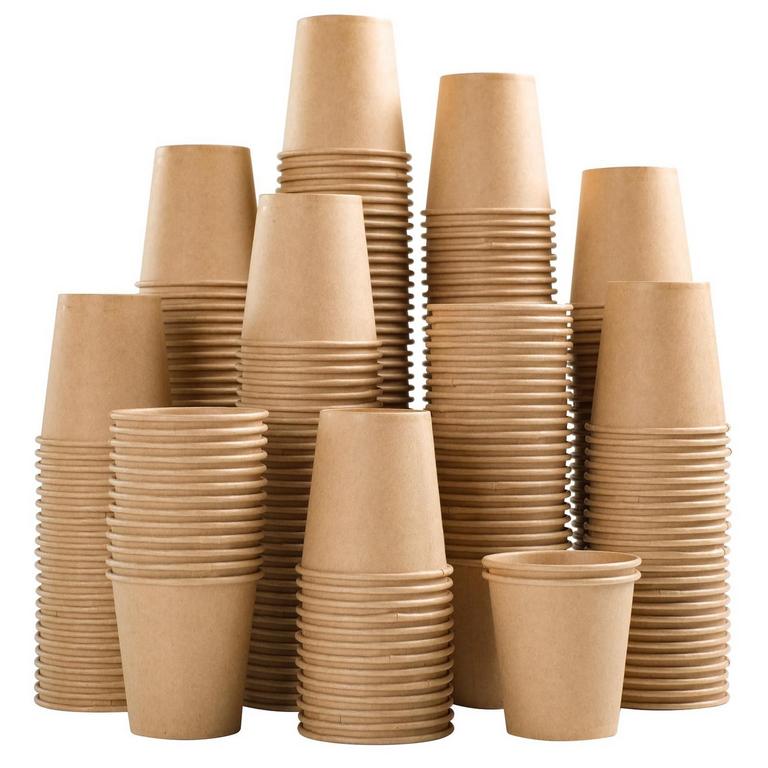 400 SIUQ 3OZ KRAFT PAPER CUPS