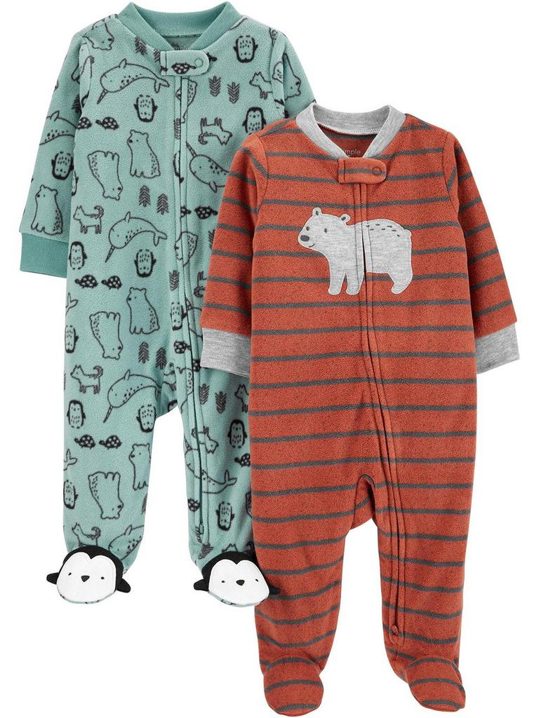 CARTER'S 6-9M BOY'S SLEEPERS