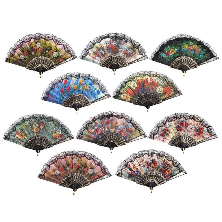 12PC HUNANBANG HAND FANS