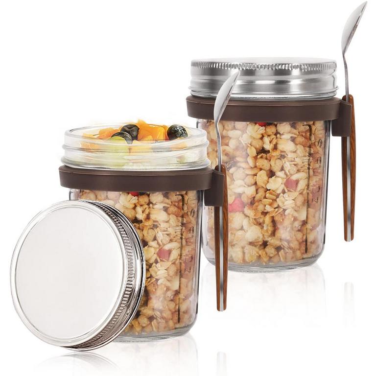 2 KESAPLAN OATMEAL JARS