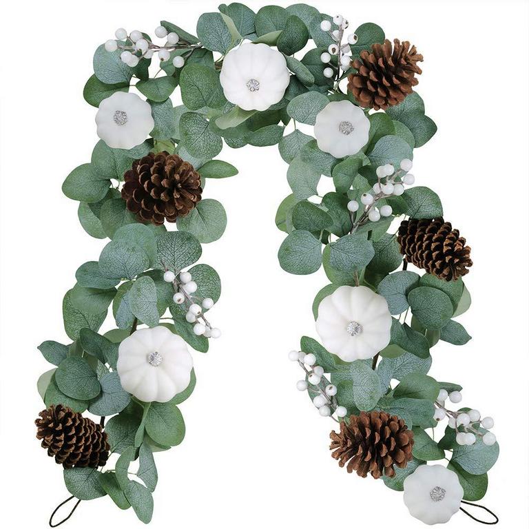 6FT WINLYN PUMPKIN GARLAND