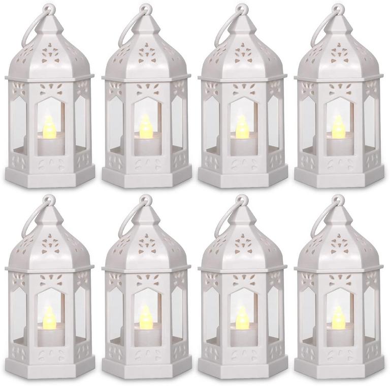 8 PACK LED LANTERNS