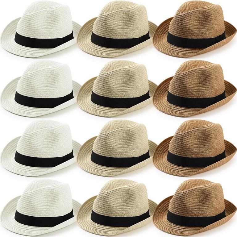 12 PCS PANAMA HATS