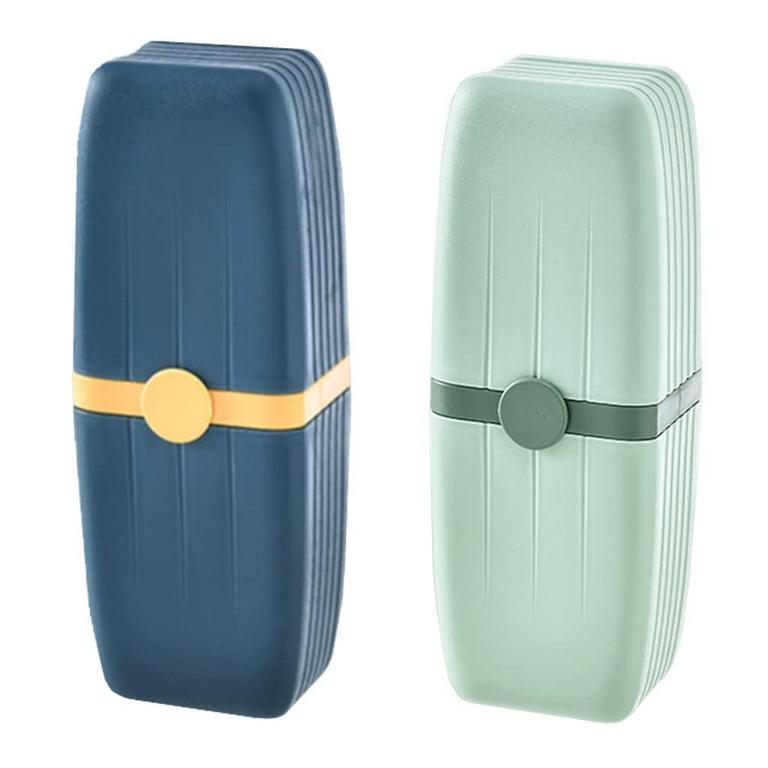 2 TOOTHBRUSH CASES