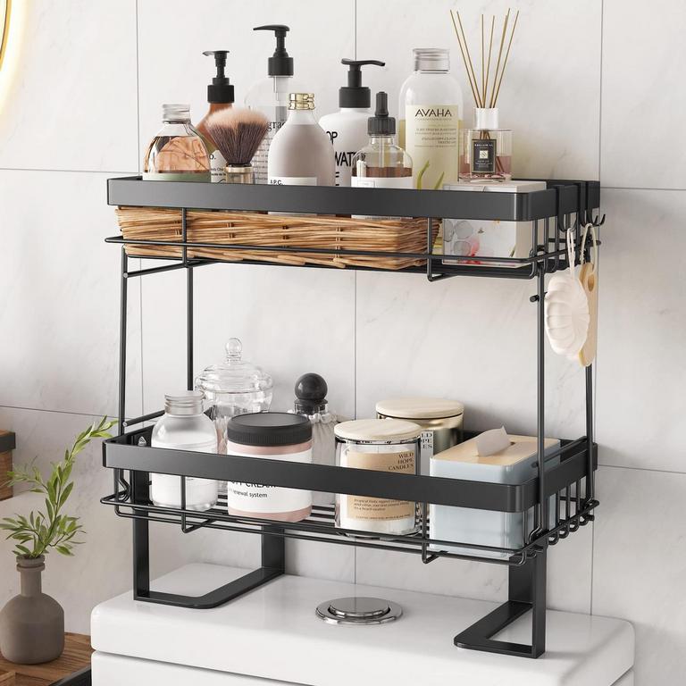 COVAODQ 2 TIER BATHROOM SHELF