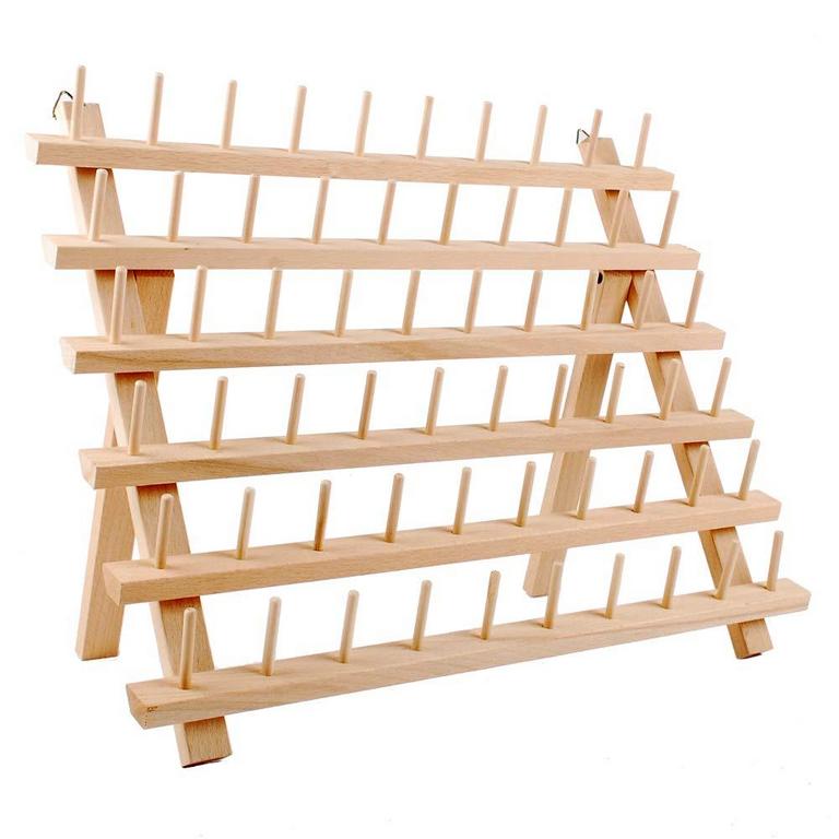 NW WOODEN THREAD HOLDER