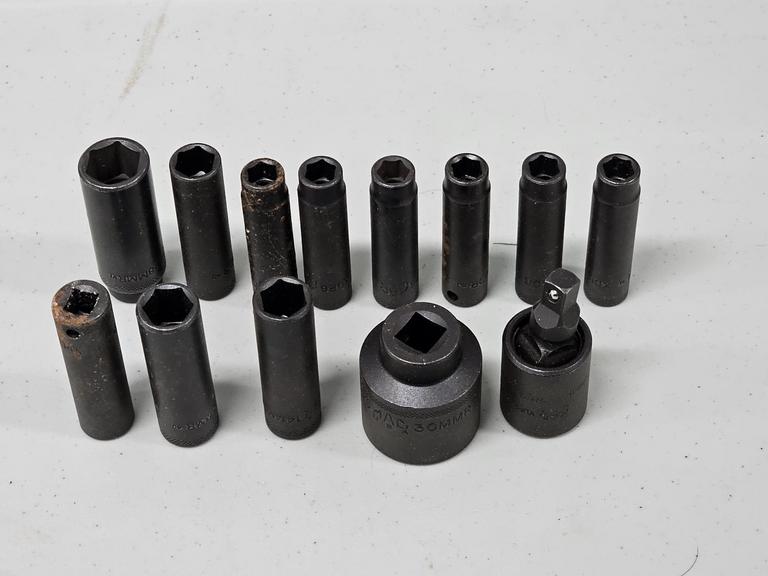 Auction Ohio Mac Tools Sockets