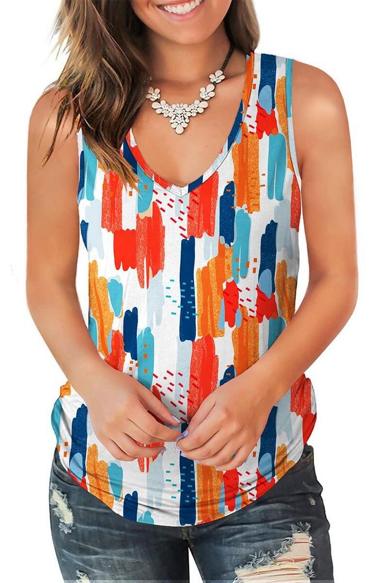 JESCAKOO VNECK TANK TOP