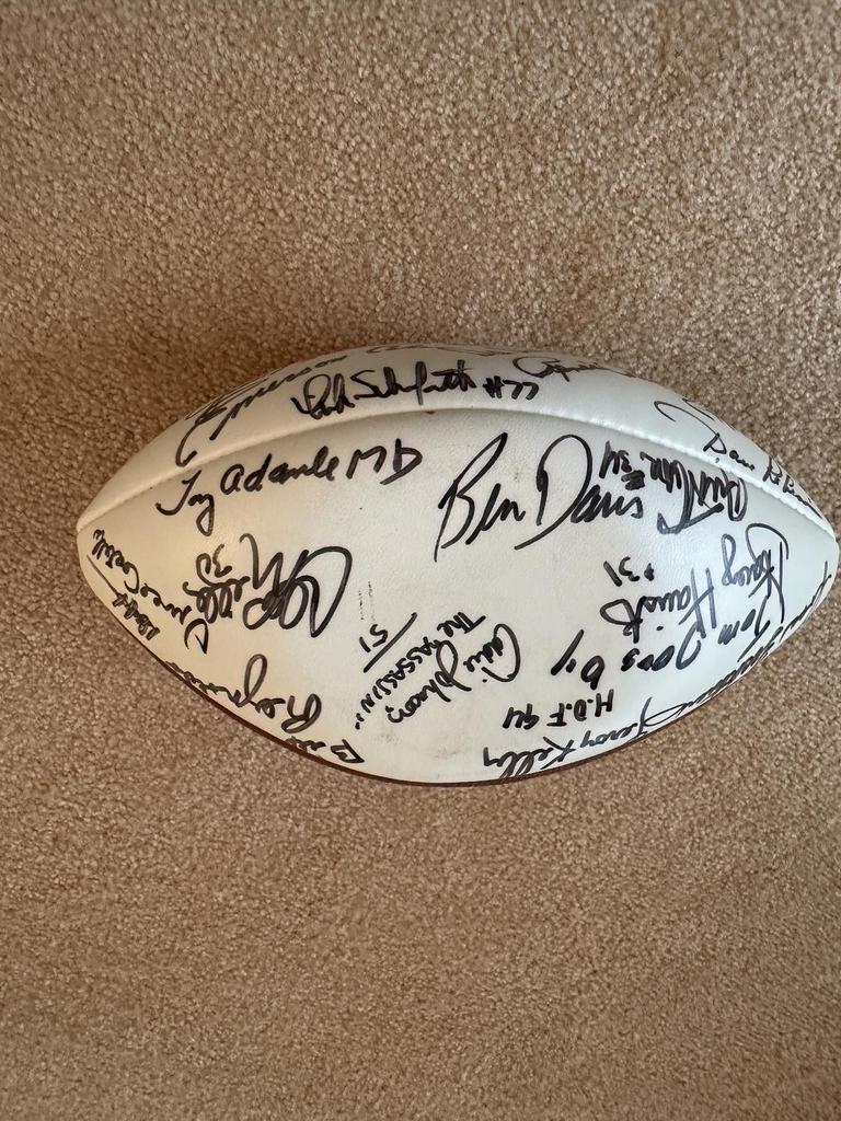 Auction Ohio Autographed football