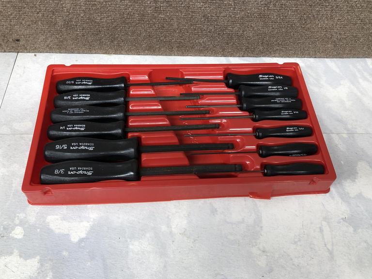 Auction Ohio Snapon Allen Wrench Set