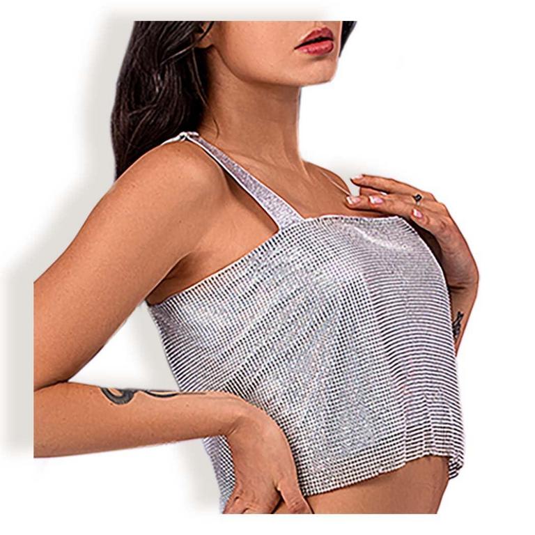 GOLD RHINESTONES TOP