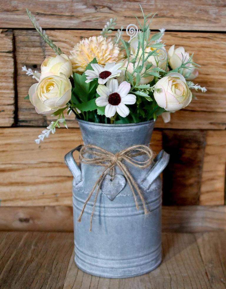 GALVANIZED MILK CAN