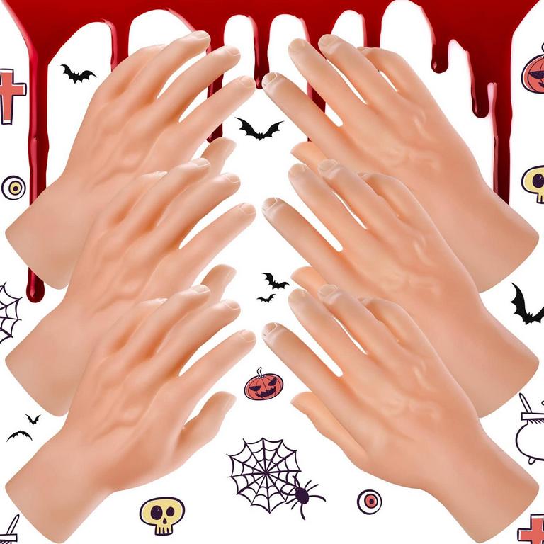 HALLOWEEN STAGE HANDS PROP 6PCS