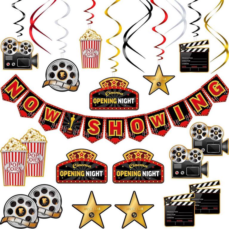 SUMIND MOVIE NIGHT DECORS