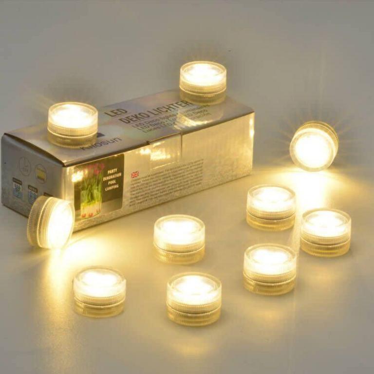 20 MATA LEON LED TEALIGHTS