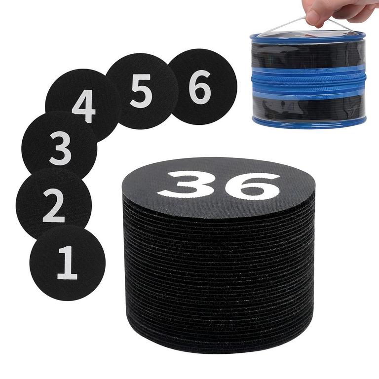 4IN BLACK CARPET DOTS