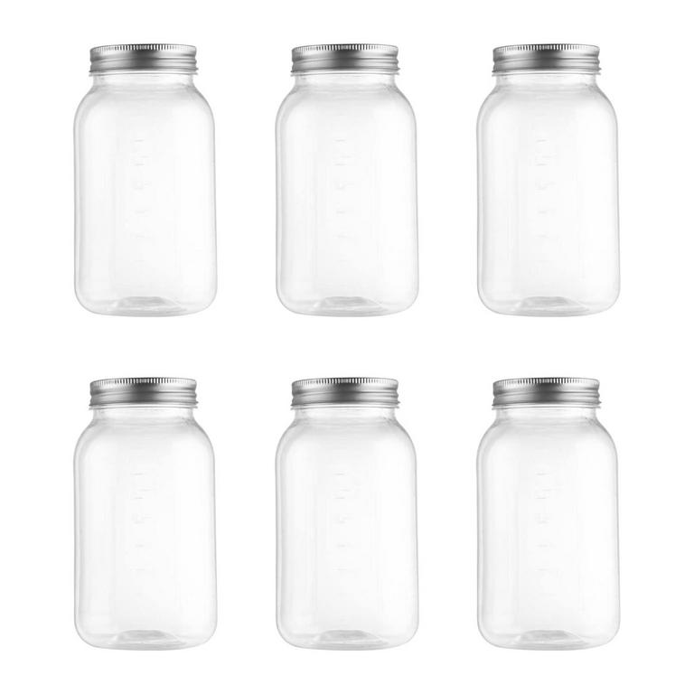 SIX 32OZ MASON JARS