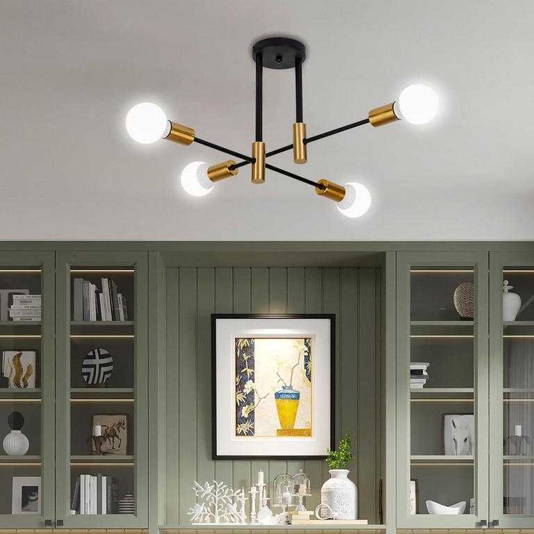 4-LIGHT SPUTNIK CHANDELIER