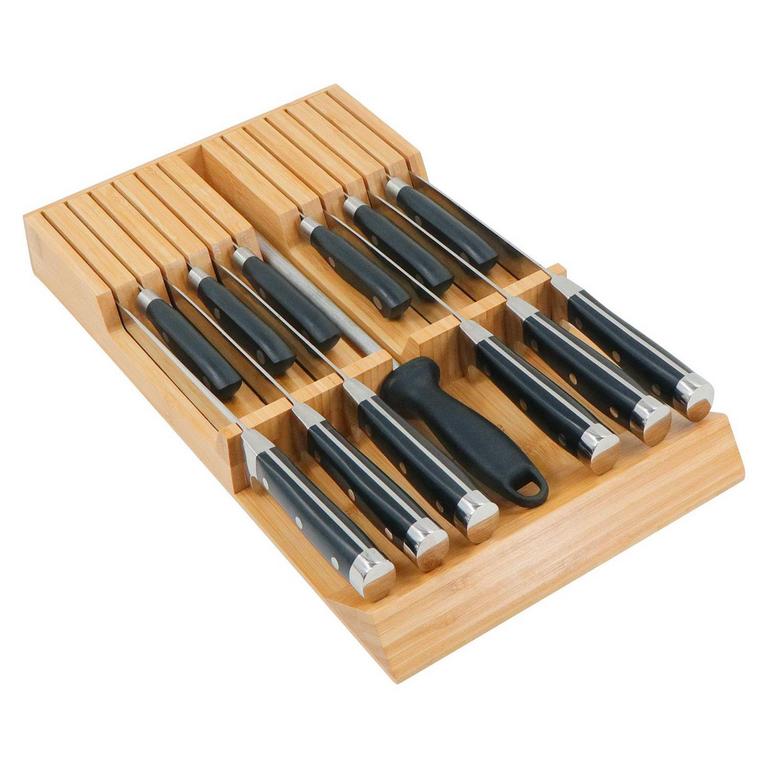 UTOPLIKE BAMBOO KNIFE BLOCK