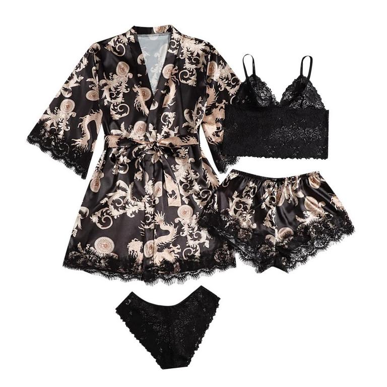 CBCBTWO SILK PAJAMA SET