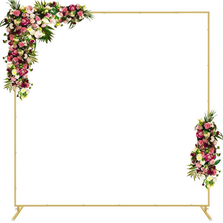 6.6' GOLD BACKDROP ARCH