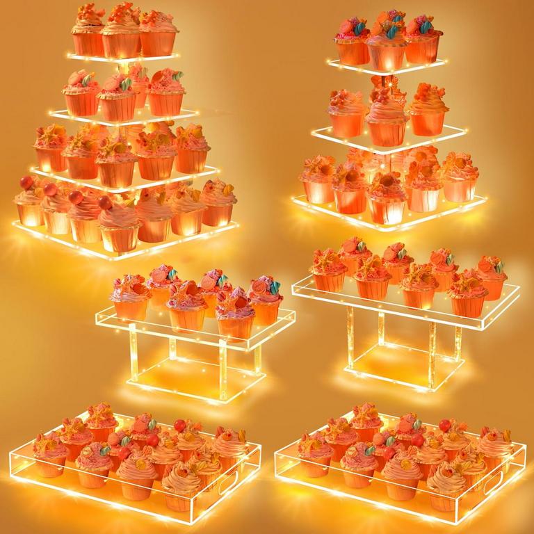 ACRYLIC CUPCAKE STANDS SET