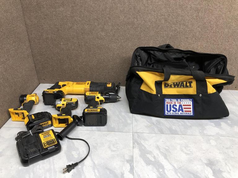 Auction Ohio Dewalt Cordless Tool Set
