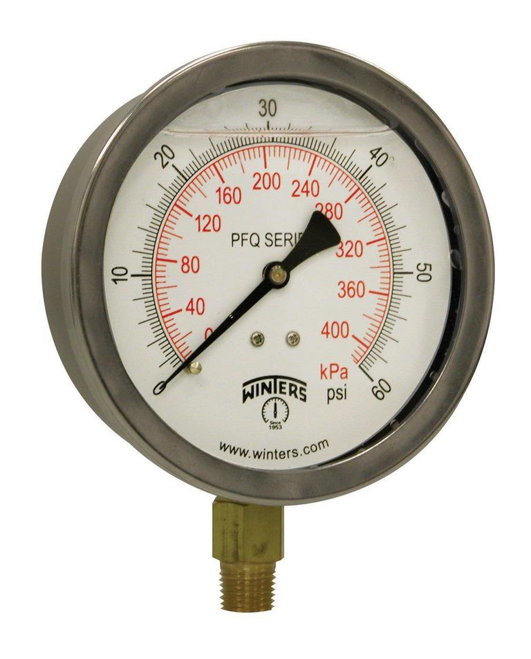 WINTERS 4IN INDUSTRIAL GAUGE