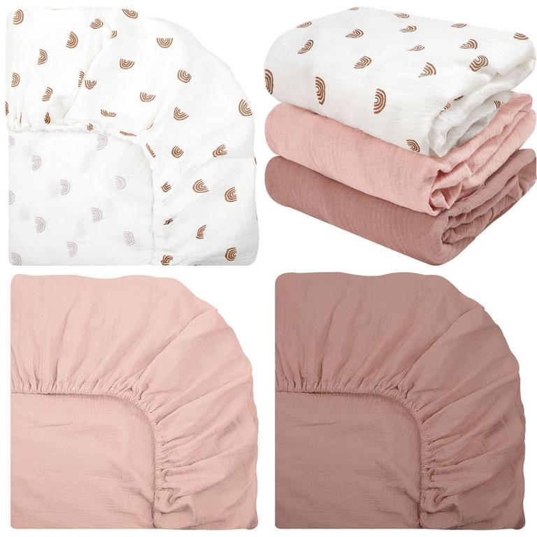 NEWWIEE MINI MUSLIN SHEETS