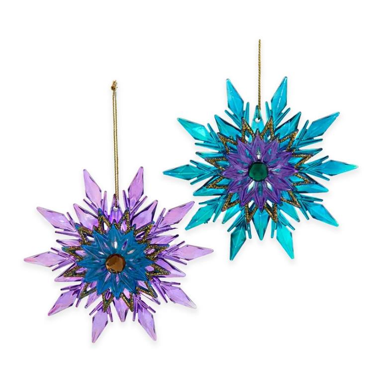 2PCS PEACOCK ORNAMENTS