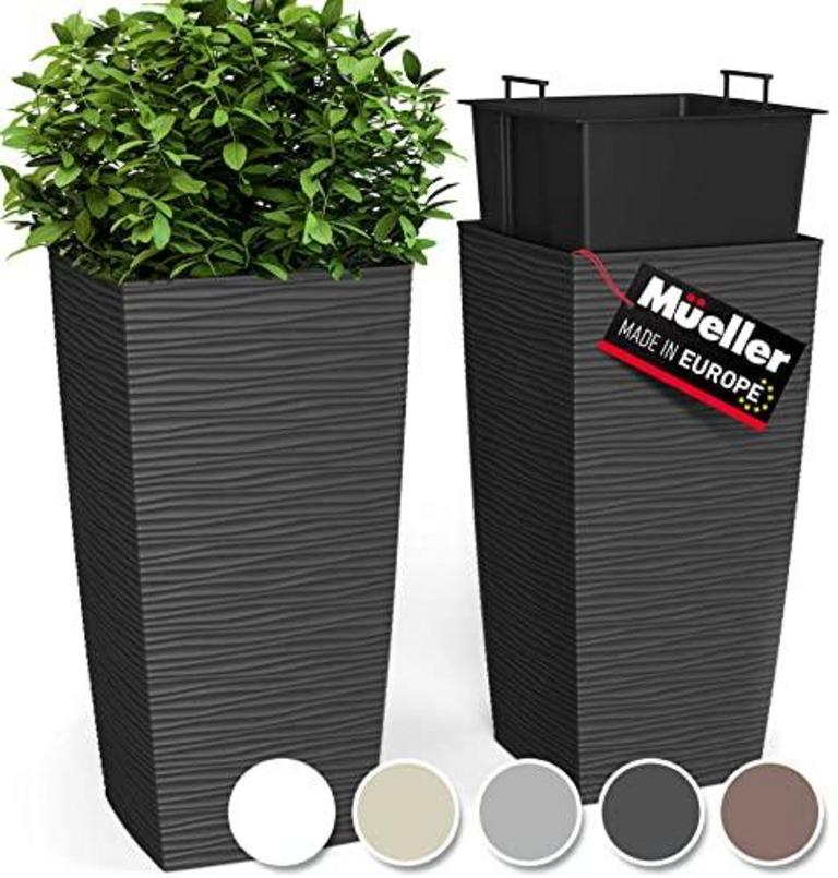 MULLER 24'' 2-PC PLANTERS