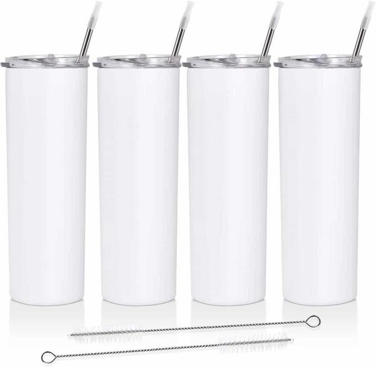 8 STAINLESS STEEL TUMBLERS