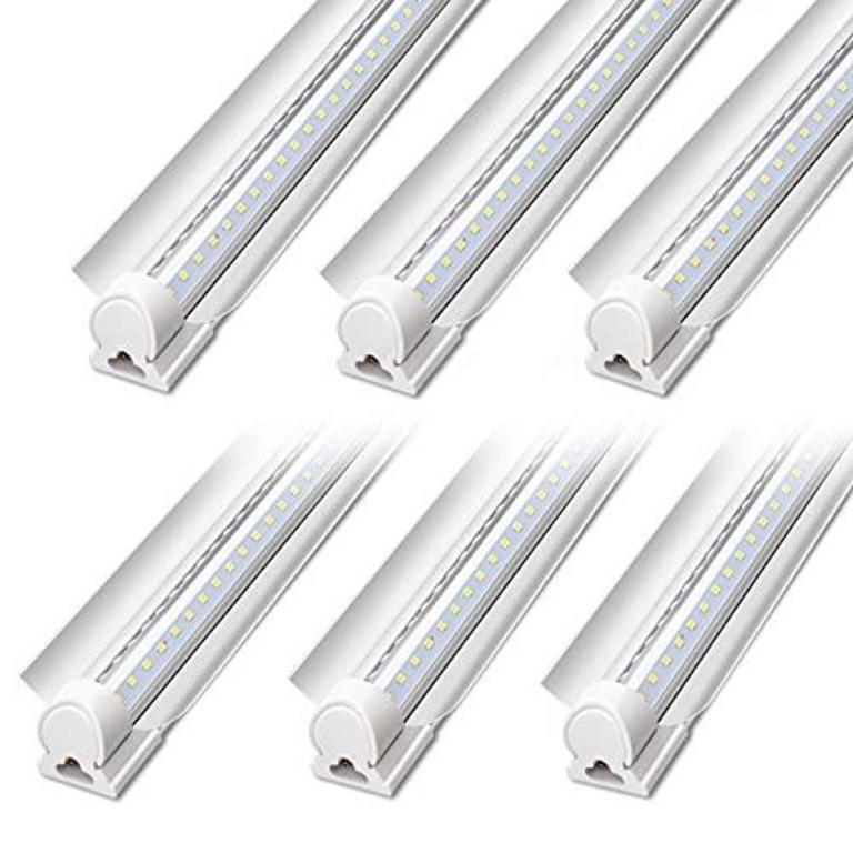 6  BARRINA LED 4' SHOP LIGHTS
