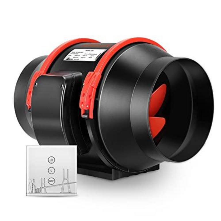 DEWALLIE 6'' INLINE DUCT FAN