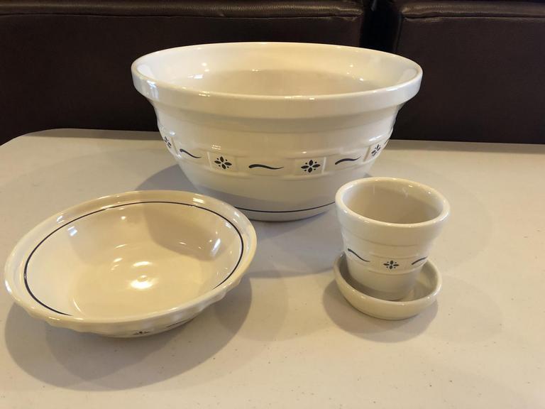 Auction Ohio Longaberger Pottery