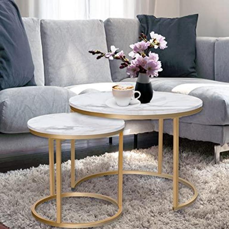 2 ABOXOO NESTING TABLES