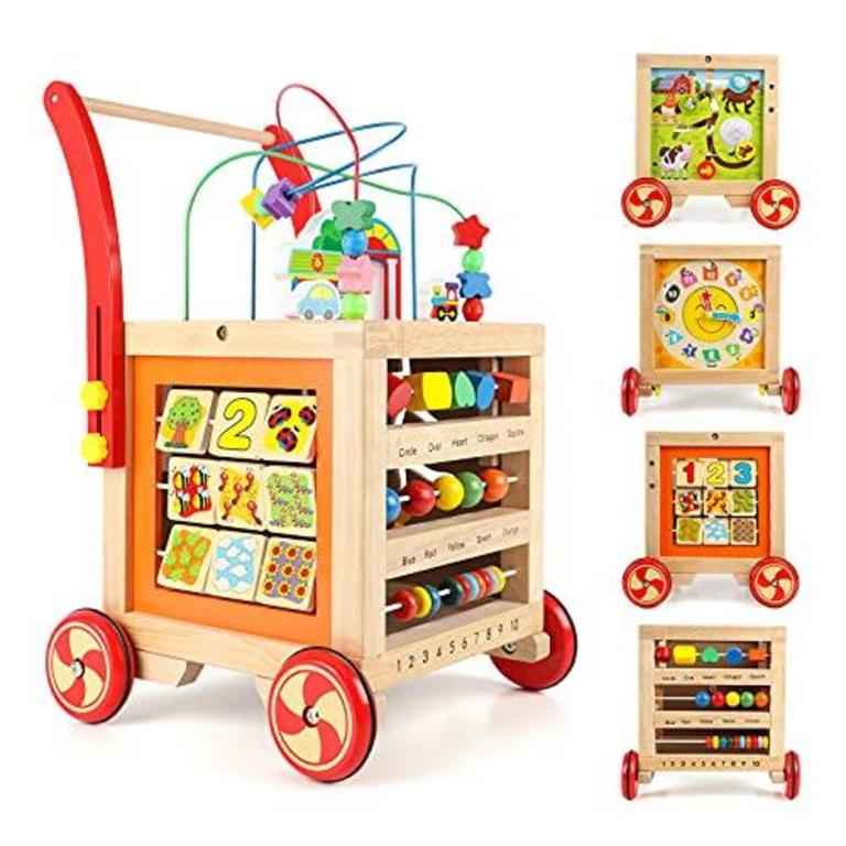 GEMILEO WOODEN ACTIVITY CUBE