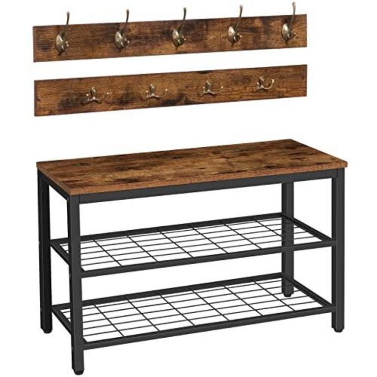HOOBRO COAT RACK/SHOE BENCH