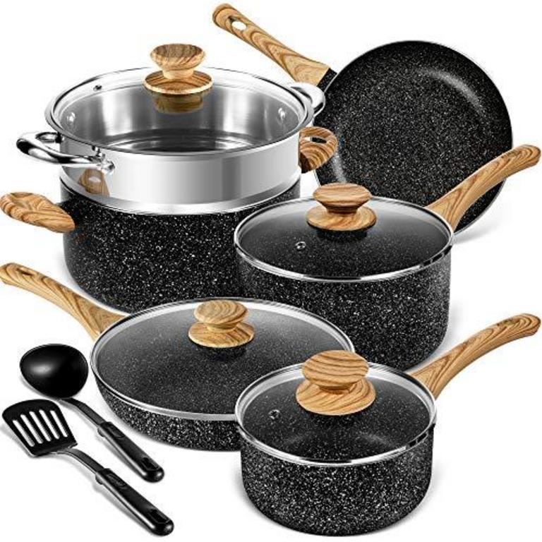 MICHELANGELO 12PC COOKWARE SET