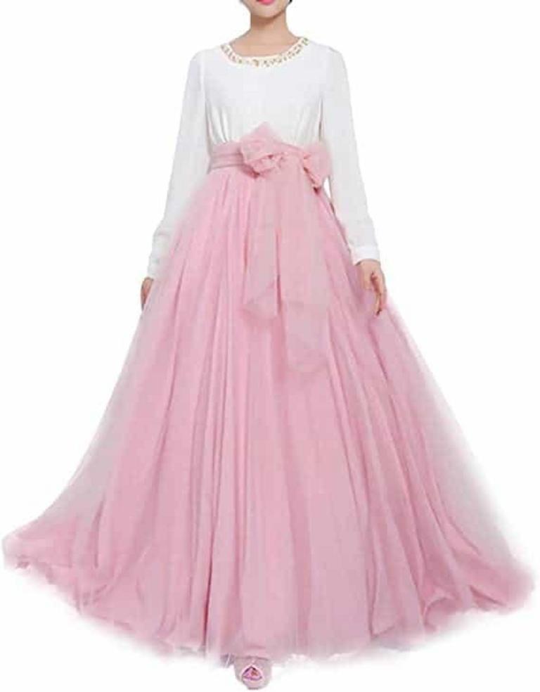 2 YULUOSHA MED PINK SKIRTS