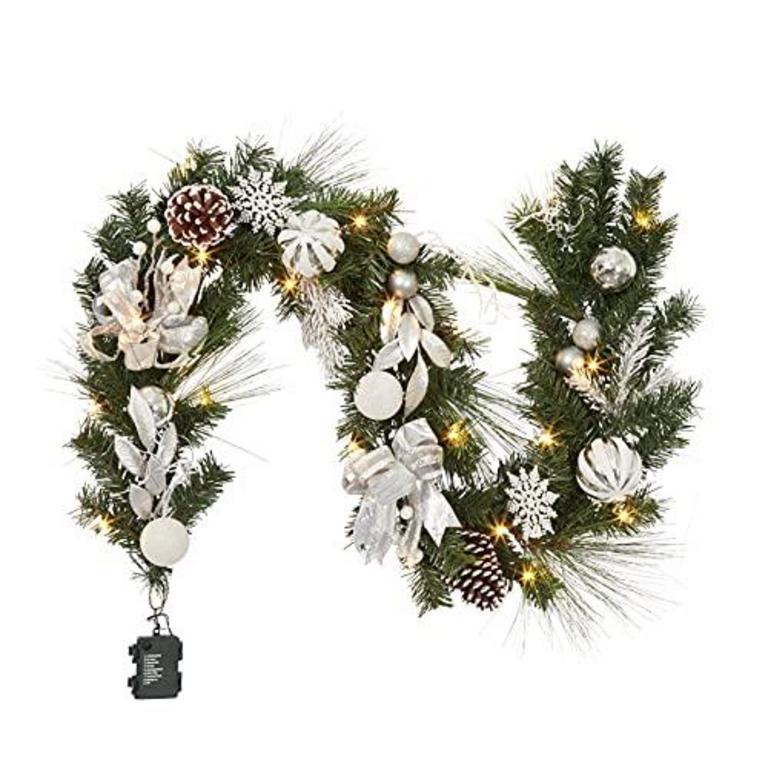ADEEING 6' CHRISTMAS GARLAND