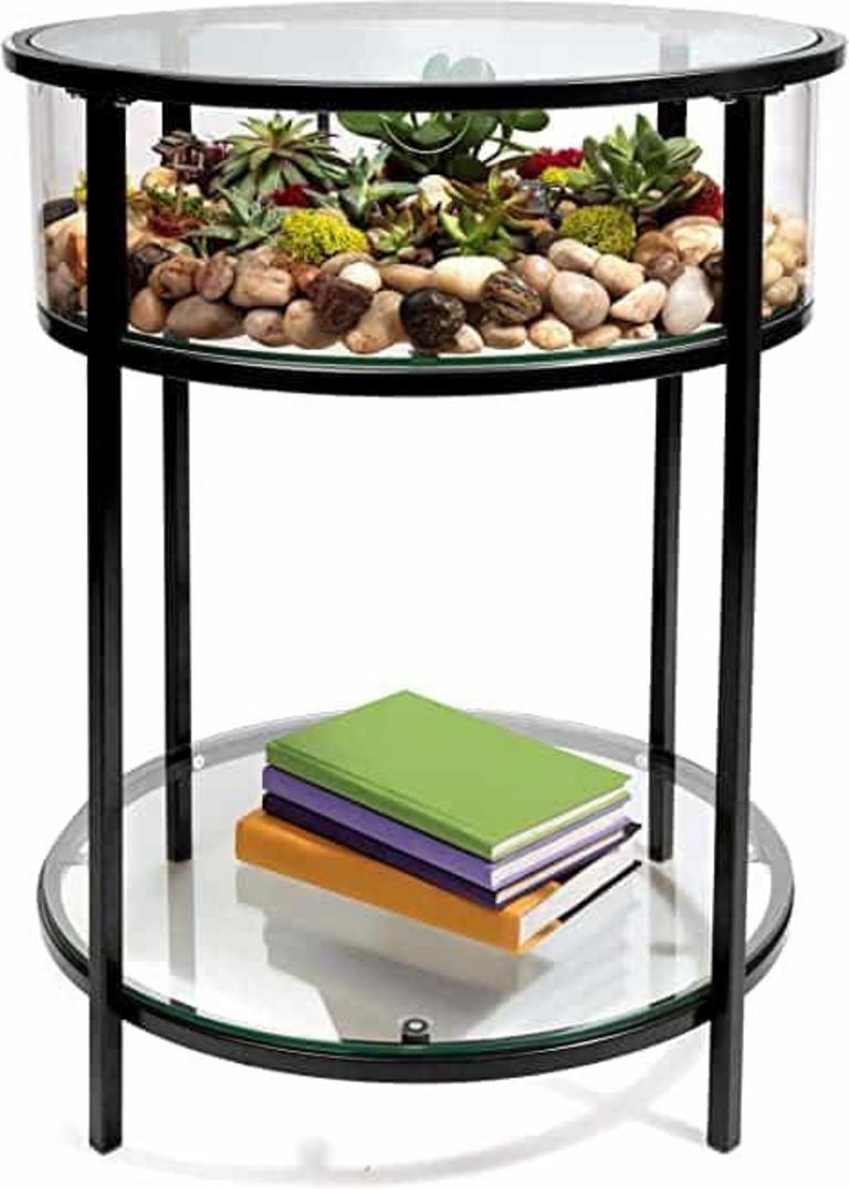 DECO TERRARIUM DISPLAY TABLE