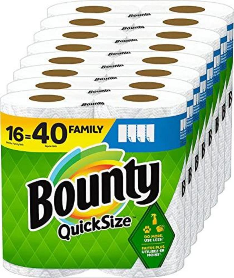16 BOUNTY PAPER TOWEL ROLLS