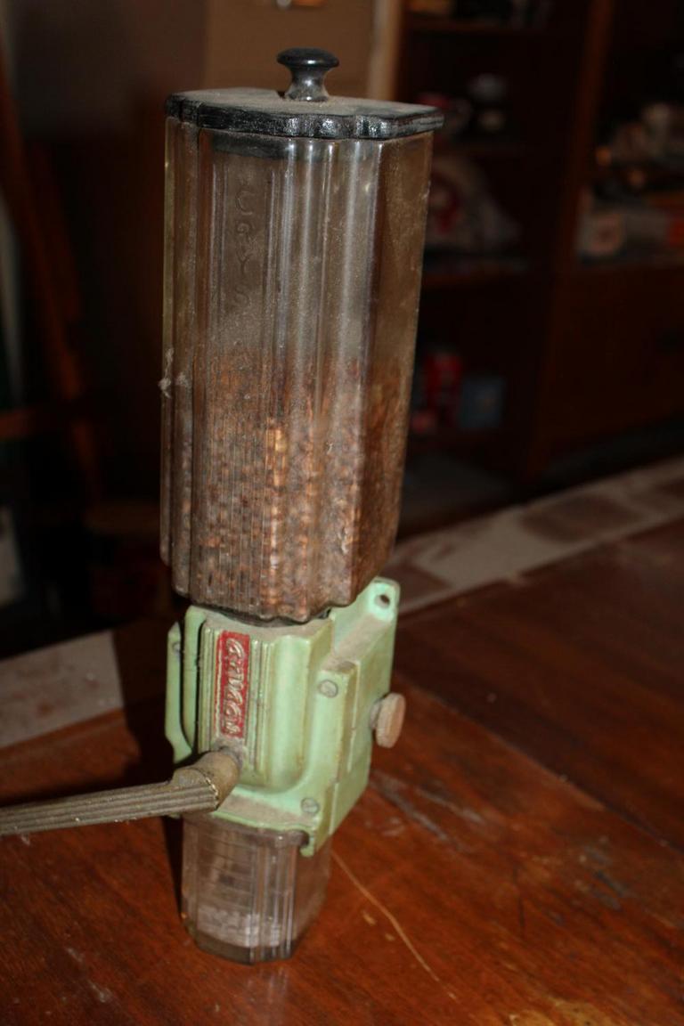 Auction Ohio Crystal Arcade Coffee Grinder