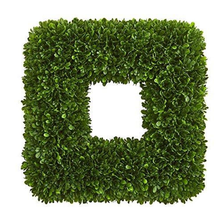 NEARLY NATURAL LEAF WREATH